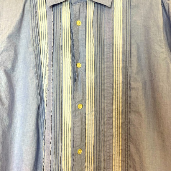 Banana Republic Mens Pintuck tuxedo style shirt, size Large - Picture 4 of 7